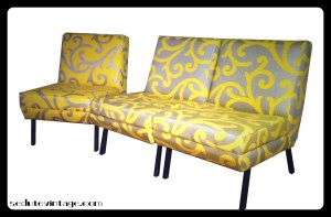 1960s modular sofa fauteuils Divanetto modulare anni 60