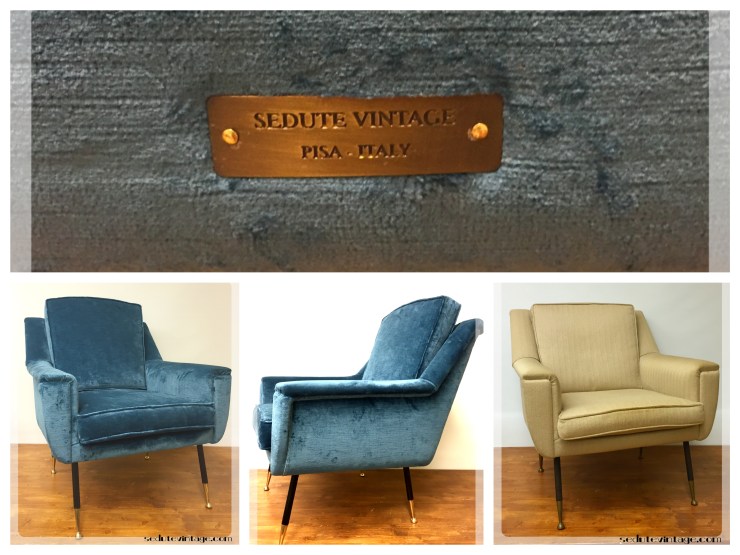 un mare di blue_coppia poltrone anni 50_Collage