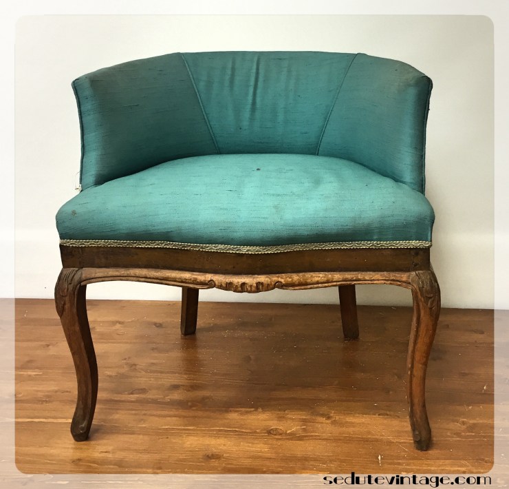 poltroncina da camera stile luigi XV